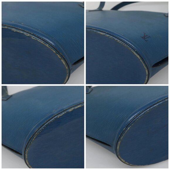 LOUIS VUITTON Epi Saint Jacques Shopping Shoulder Bag Blue M52275 LV Auth BA1323 - Picture 16 of 16